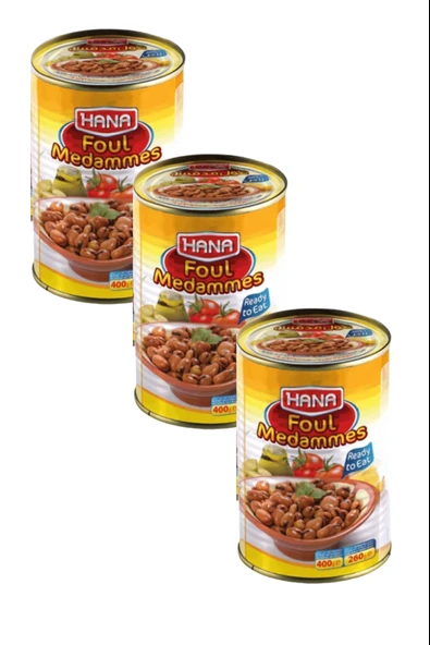 Hana Bakla Konservesi 400gr X 3 Adet ürün görseli