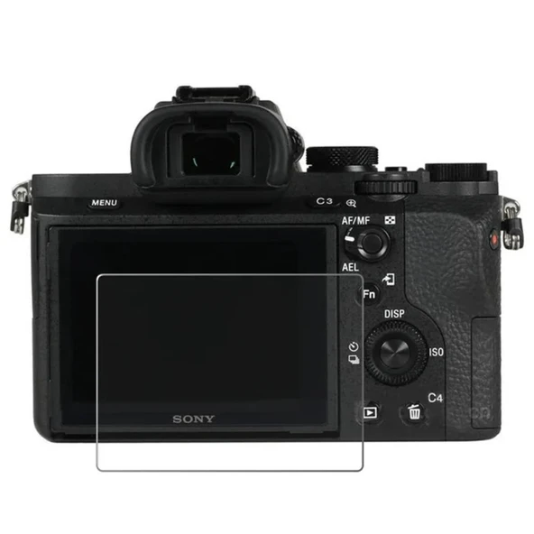 Sony A7 Mark 3 ile uyumlu Ekran Koruyucu Uyumlu 9H Nano