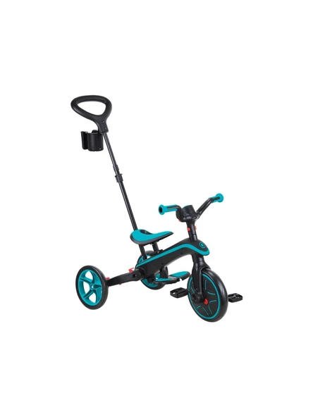 Globber Globber Explorer 4 in 1 Turkuaz Katlanabilir Bebek Bisikleti - Resim 4