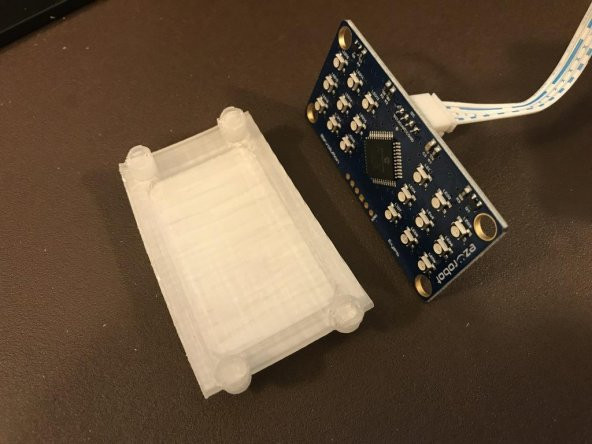 Sihirli Panel - Bir Ez-Robot 18 Rgb Led Pcb Tutmak İçin Değiştirildi Plastik Aparat - 6