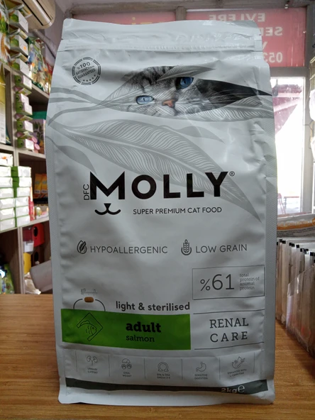 Kısırlaştırılmış Hypoallergenıc Yetişkin Kuru Kedi Mama Somon Balıklı 2 kg ürün görseli