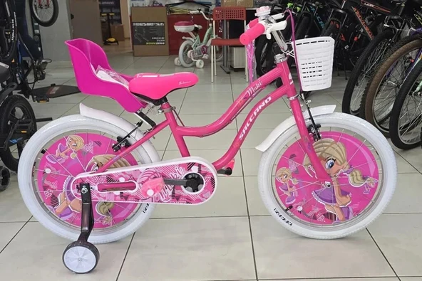 Salcano Muki 16 Jant Kız Çocuk Bisikleti Pembe Beyaz ürün görseli