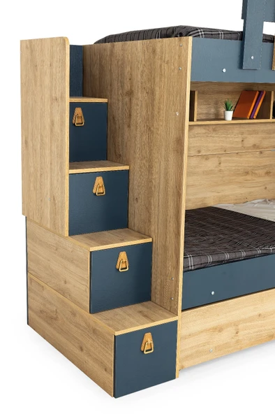 EVİMŞAH 90 190 YAVRU YATAKLI 3 LÜ CEVİZ A.GRİ RANZA - 3