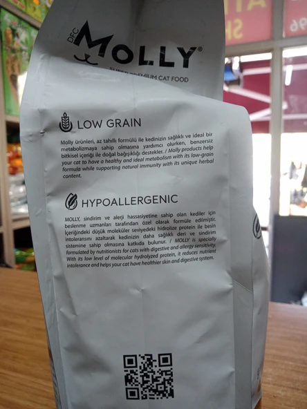Molly Hypoallergenıc Kuru Kedi Mama Kuzu Etli 2 kg - 3