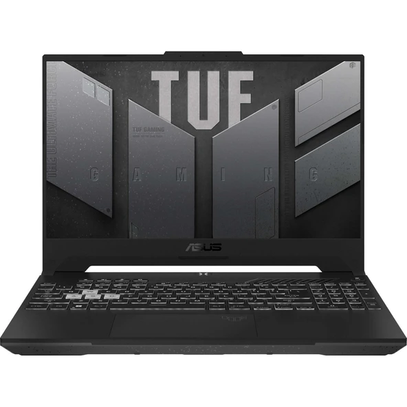 Tuf Gaming F15 Intel Core I7 12700H 32GB 512GB SSD RTX3050 Freedos 15.6" Fhd 144Hz Taşınabilir Bilgisayar FX507ZC4-HN01110 ürün görseli 1