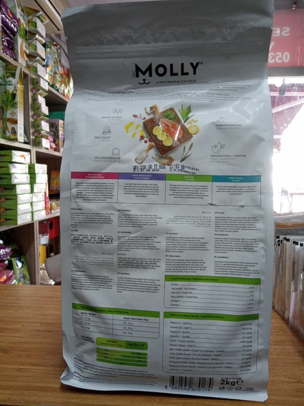 Kısırlaştırılmış Hypoallergenıc Yetişkin Kuru Kedi Mama Somon Balıklı 2 kg - Resim 2