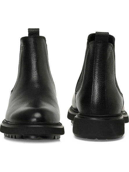 İnci Porte Siyah Hakiki Deri Erkek Bot - Resim 5