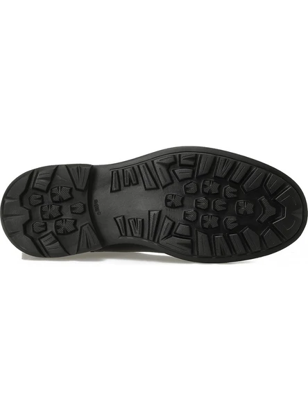 İnci Porte Siyah Hakiki Deri Erkek Bot - Resim 6