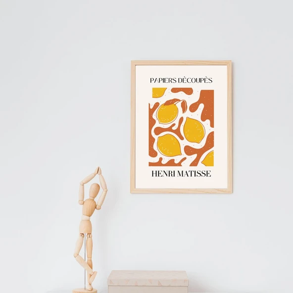 Henri Matisse Dekorları Duvar Tablosu Çerçeveli 2'li Set Ahşap Renk 35 x 50 Boyut/Ebat ürün görseli