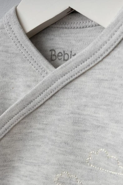 Bebitof %100 Pamuk Sevimli Kuş ve Timsah Desenli Bebek 5 Parça Yenidoğan Hastane Çıkışı Zıbın Seti BBTF.GRM.20108 - 3