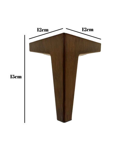 Serçe Düz 15CM Plastik Ayak Mobilya Masa ve Dolap Ayağı(15CM)(AHŞAP RENGİ) Ahşap Rengi 15cm 15cm - 1 ADET - Resim 5