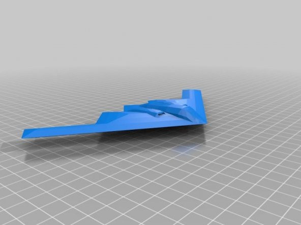 B2 Spirit Gizli Bombardıman Uçağı Plastik Aparat - 2