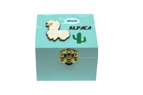 pilelistore Müzik Kutusu Lama Temalı Dekoratif Hediyelik