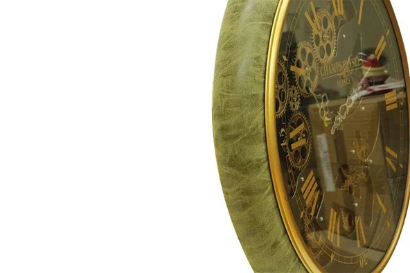 pilelistore Saat Çarklı Köstek Modeli Duvar Saati Dekoratif Ev Ofis Hediyelik - Resim 4