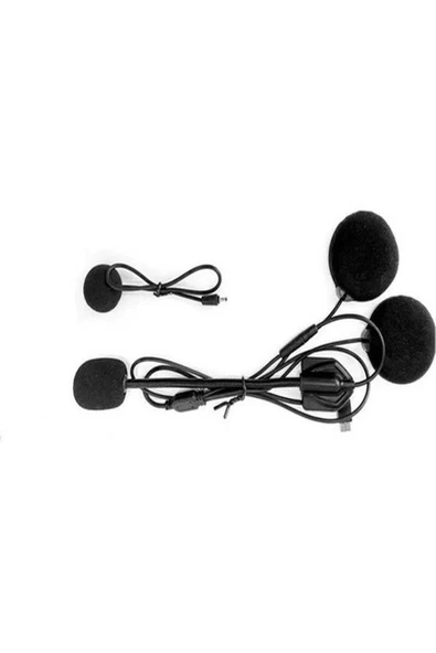 M2 - M2C - M3 - M3S Intercom Serileri Için Yedek Kulaklık Mikrofon Seti - 7