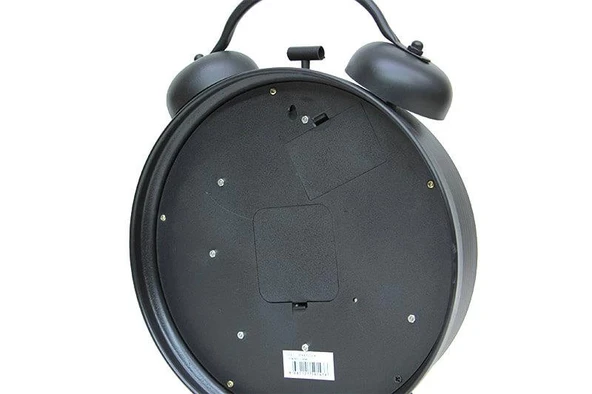 pilelistore Retro Masaüstü Metal Çarklı Saat Roma Rakamlı Köstek Modeli - 5