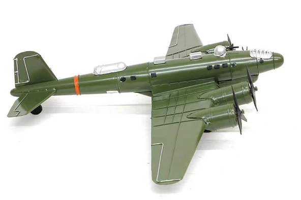 pilelistore Dekoratif Metal Uçak Vintage Ev Ofis Hediyelik - Resim 4