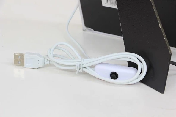 pilelistore Ayna Led li Çerçeve Led Işıklı Kalpli Fotoğraf Çerçevesi - 3