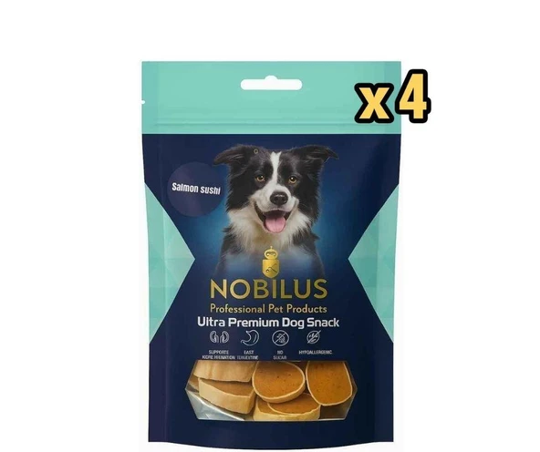 Nobilus Köpek Ödül Maması Somon Sushi 80 Gr x 4 Adet ürün görseli 1