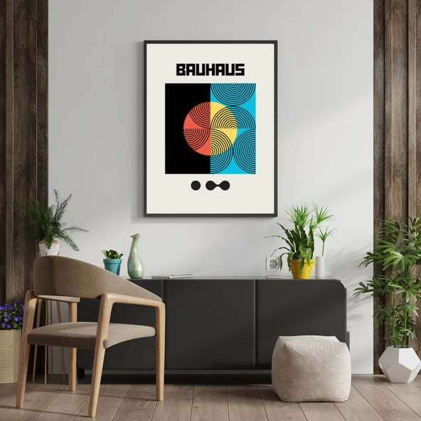 Bauhaus Gece Karanlığı Duvar Tablosu Çerçeveli 3'lü Set Siyah Renk 21 x 30 Boyut/Ebat - 2