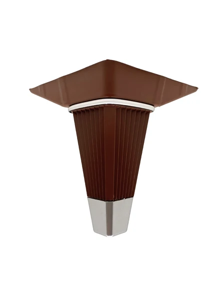 İrem Kahverengi Krom 15cm Plastik Ayak Mobilya Masa ve Dolap Ayağı(KAHVERENGİ KROM)(15CM) Kahverengi 15cm 15cm - 1 ADET - Resim 6