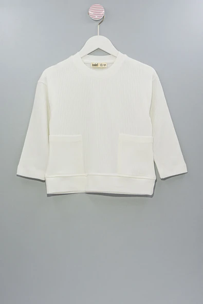 Fitilli Cepli Toz Pembe Kız Çocuk Pijama Takımı - Resim 6