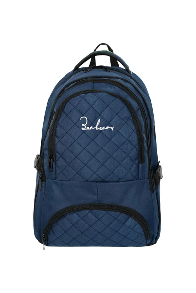 pilelistore Çok Amaçlı Laptop Dizüstü Bilgisayar Bölmeli Sırt Çanta Mavi