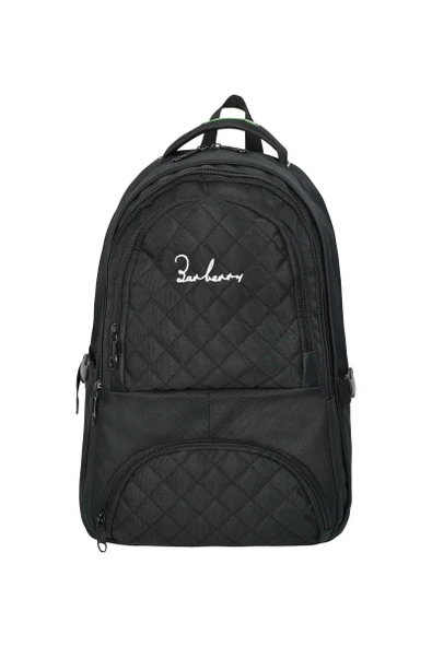 pilelistore Çok Amaçlı Laptop Dizüstü Bilgisayar Bölmeli Sırt Çanta Siyah