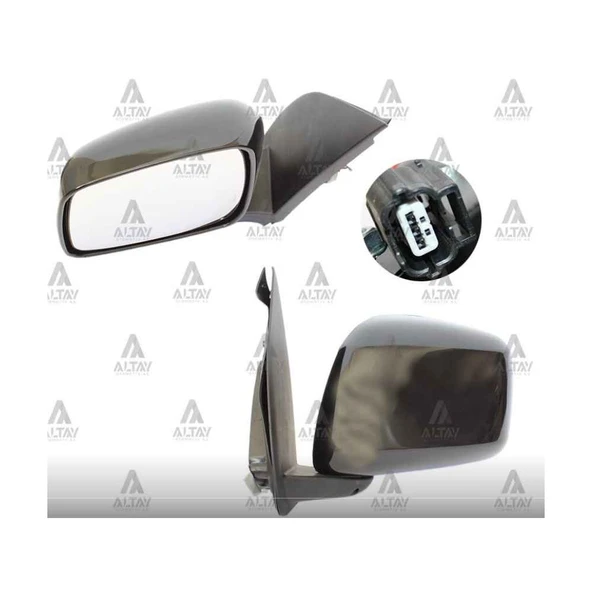 AYNA DIŞ DİKİZ PICKUP 06= NAVARA ELEKTRİKLİ SİYAH SOL ürün görseli