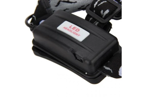 pilelistore 3 Başlı Kafa Feneri Kamp Dağcı Bahçe Fener Lamba - 2