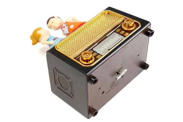 pilelistore Radyo Müzikli Müzik Kutusu Kurmalı Dekoratif Hediyelik - 3