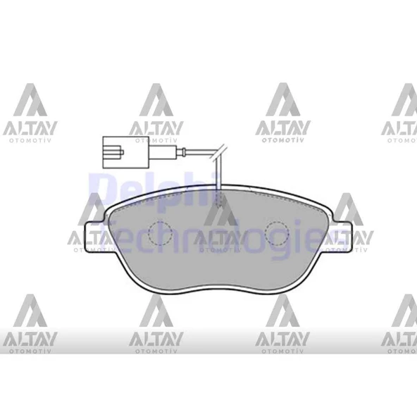 FREN BALATA LINEA 07= / COMBO D 12= / DOBLO 10= /  BRAVO II 06= (BÜYÜK TİP) TEK FİŞLİ ÖN ürün görseli