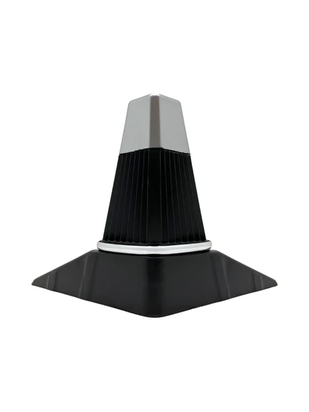 İrem Siyah Krom 12cm Plastik Ayak Mobilya Masa ve Dolap Ayağı(SİYAH KROM)(12CM) Siyah 12cm 12cm - 4 ADET - Resim 2