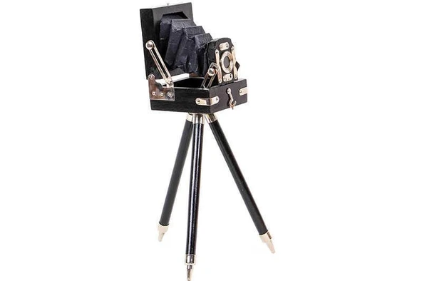 pilelistore Kamera Tripod Modelli Vintage Dekoratif Hediyelik