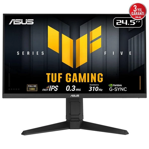 ASUS 24.5" FAST IPS TUF GAMING VG259QMRL5A 0.3MS 310Hz HDMI-DP Gaming Monitör (1920 X 1080) ürün görseli