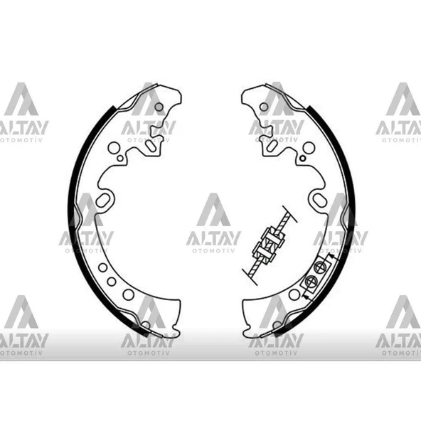 FREN BALATA HILUX 06-11 / 15= 4X4 REVO PABUÇ ARKA ürün görseli