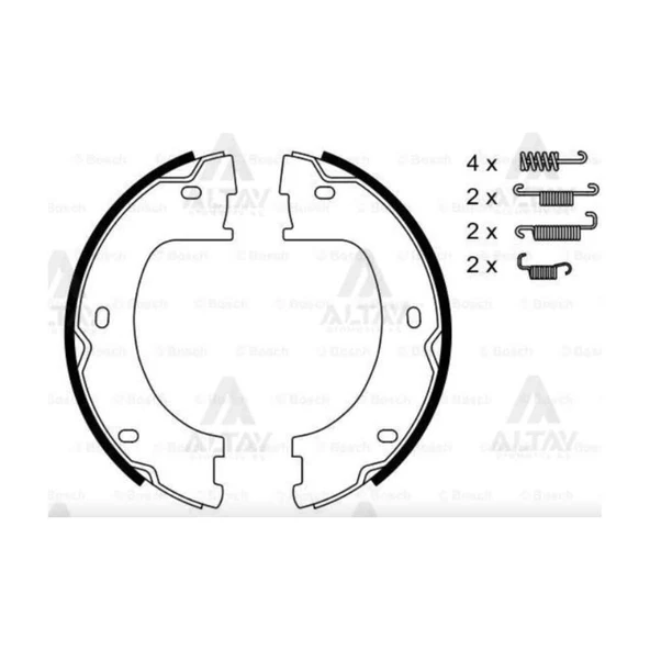 FREN BALATA EL CRAFTER 06-15 / SPRINTER 06-11 ÇAP 172mm ürün görseli