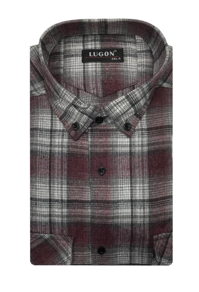 Kaşmir Büyük Beden Klasik Çift Cepli Erkek Gömlek - 7394 - 7