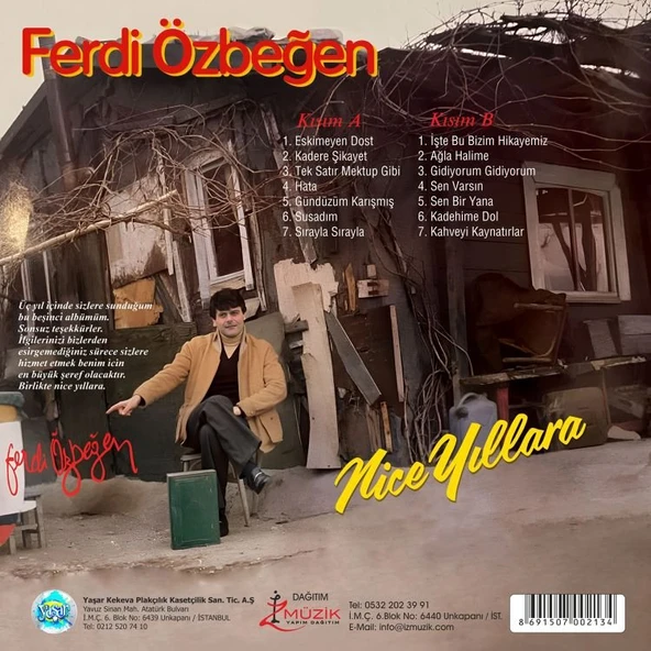 Ferdi Özbeğen Nice Yıllara - Plak - 2