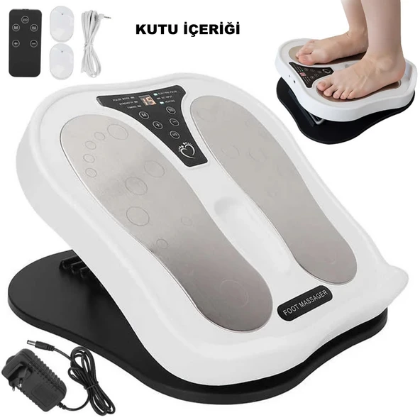 HyMark Ayak Masaj Cihazı Kumandalı Elektrikli Akupunktur Noktaları Ayak Bacak Terapisi - 5