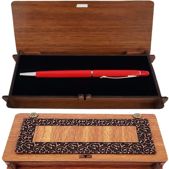 pilelistore Kırmızı Metal Kalem ürün görseli