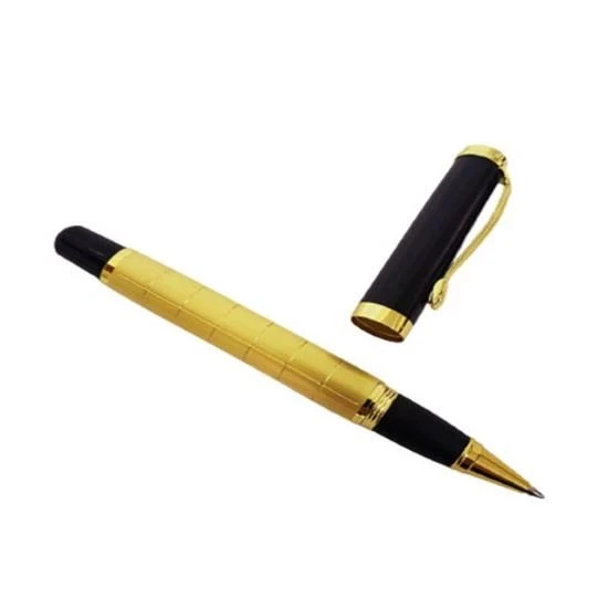 pilelistore Altın Sarısı Metal Roller Kalem