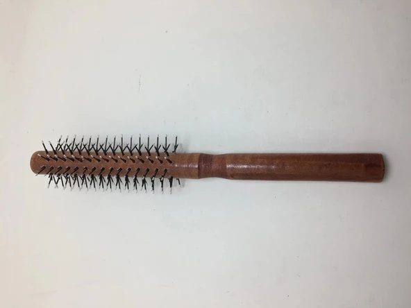 pilelistore RD-557 Koyu Ahşap Renk Saç Fırçası Tarak - Resim 2