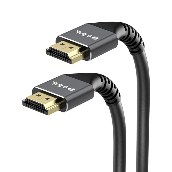S-Link SLX-HD4K10 19+1 10 Metre Metal Hdmi Kablo