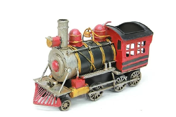 pilelistore Dekoratif Metal Lokomotif Kalemlik
