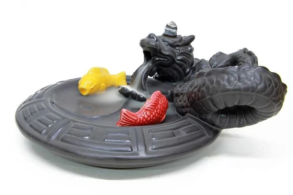 pilelistore Buhurdanlık Tütsülük Seramik Dekoratif Hediyelik - 4