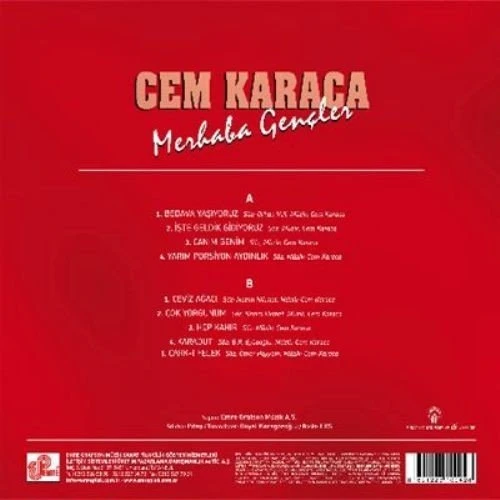 Cem Karaca Merhaba Gençler - Plak - Resim 2