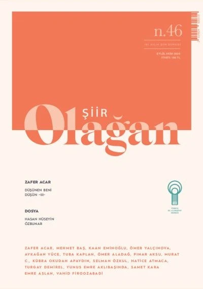 Olağan Şiir Dergi 46.Sayı Eylül-Ekim 2025 ürün görseli