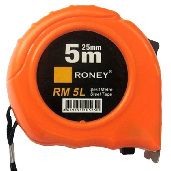 Roney Şerit Metre 5m 25mm ürün görseli 1