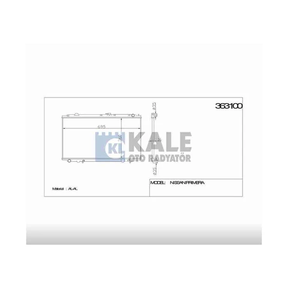 RADYATÖR SU PRIMERA 97-01 M-T BRAZING ürün görseli